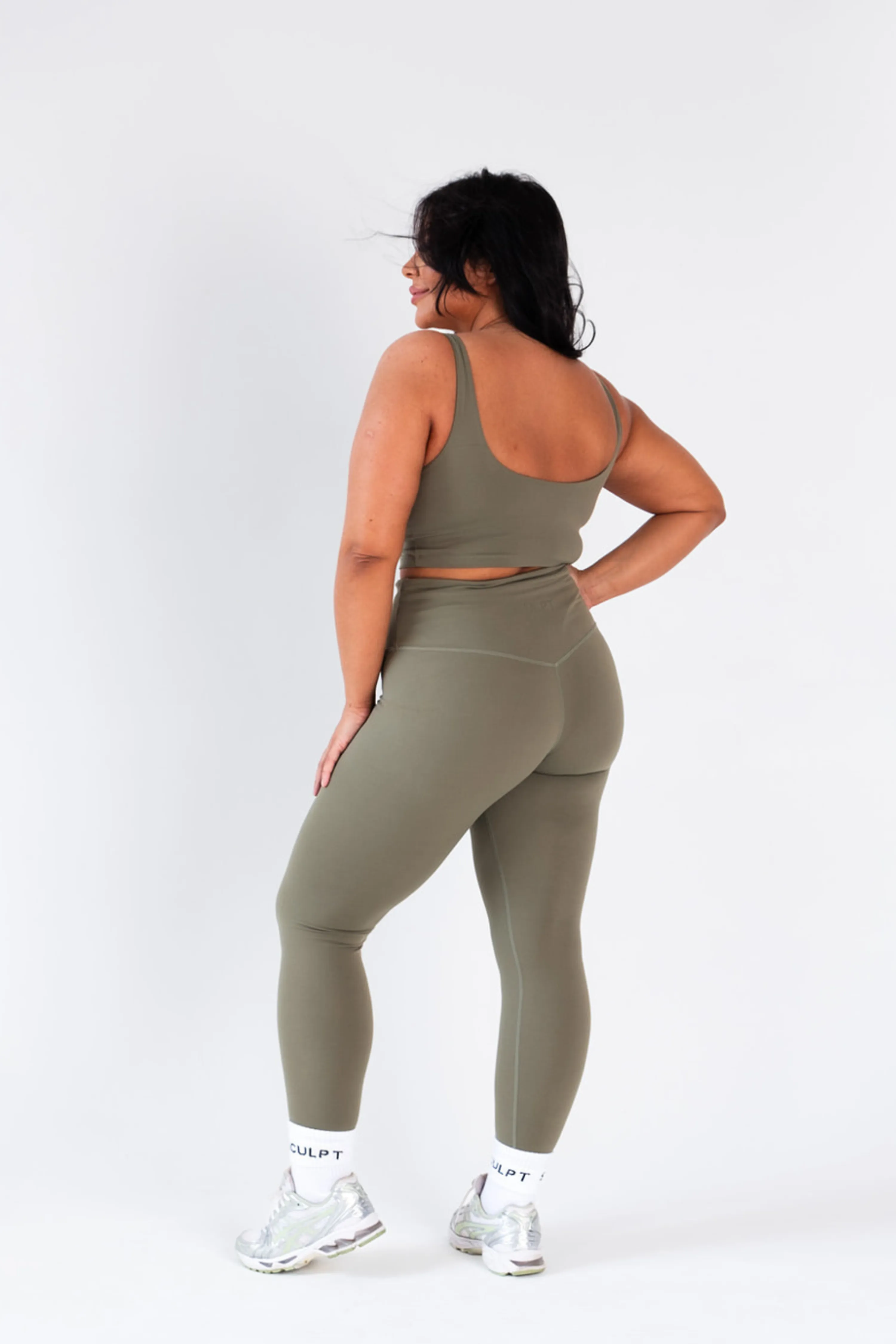High Waisted Leggings Fern