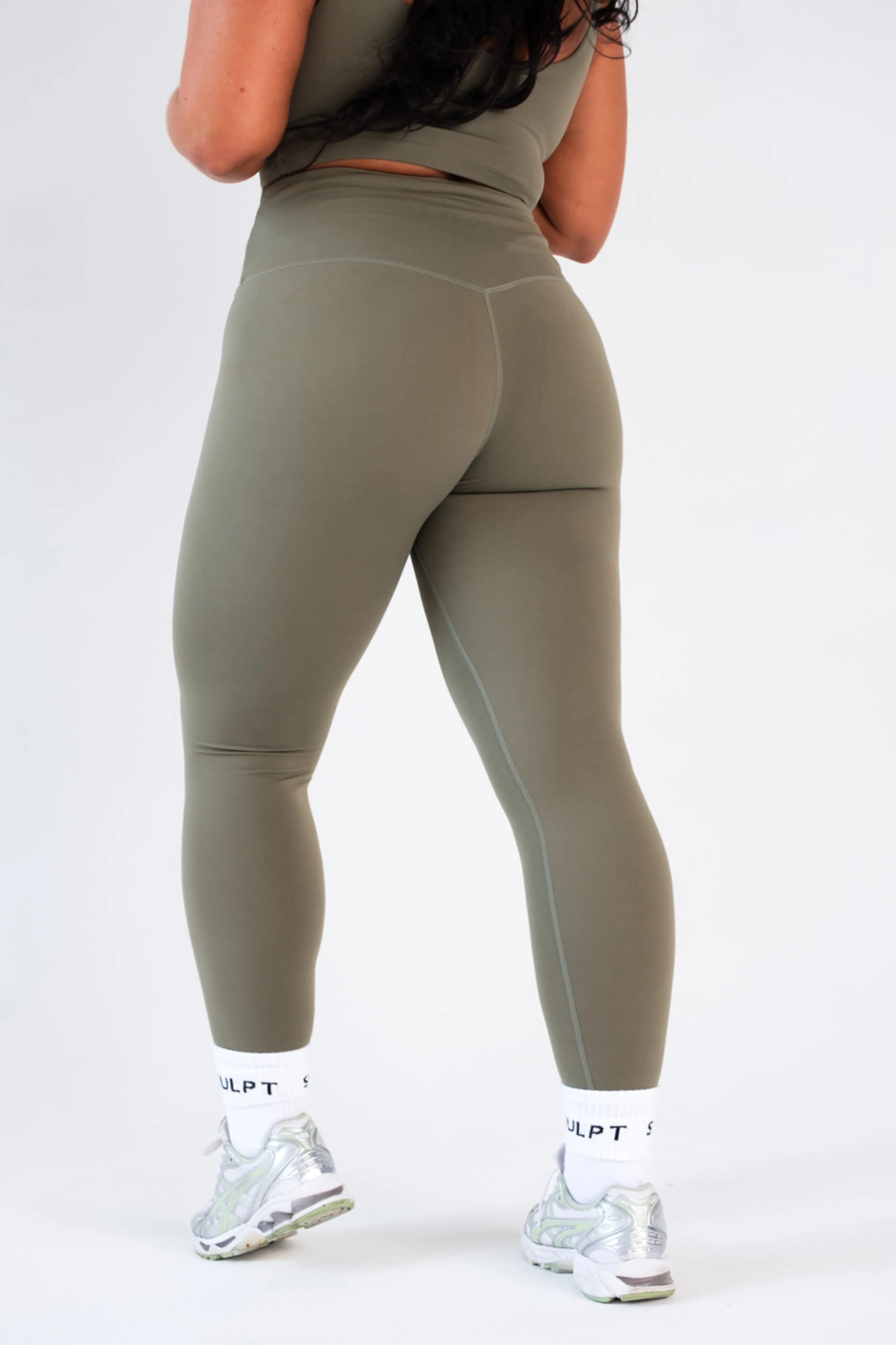 High Waisted Leggings Fern