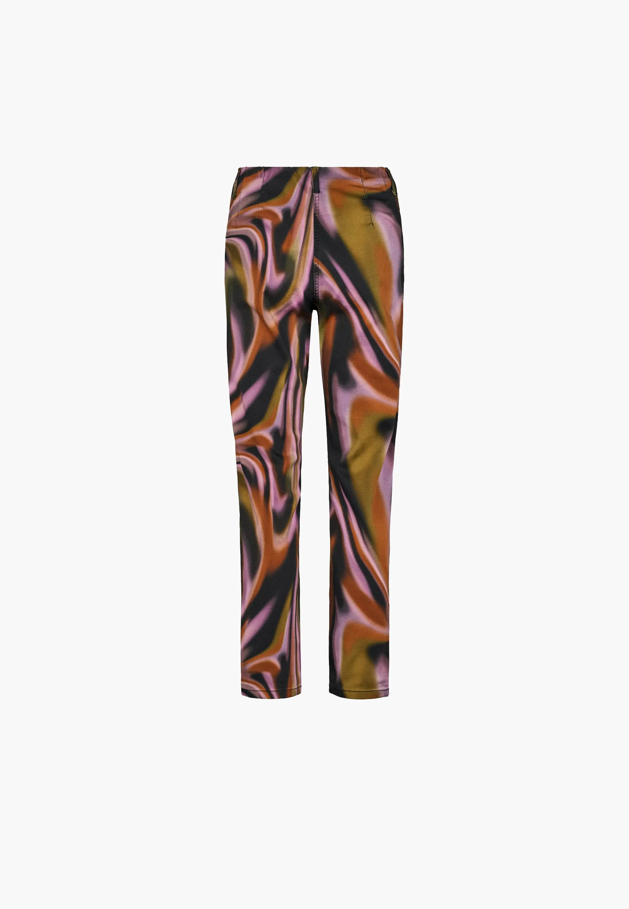 Kelly Regular - Short Length - Black Liquid Print