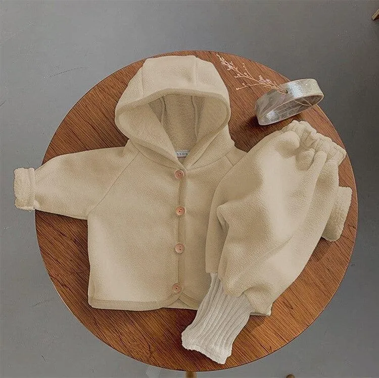 Kyle Hooded Coat With Leggings Pants Set