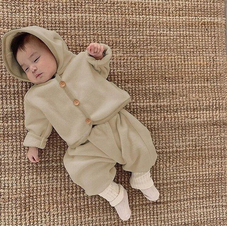 Kyle Hooded Coat With Leggings Pants Set