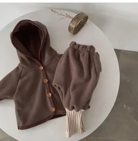 Kyle Hooded Coat With Leggings Pants Set