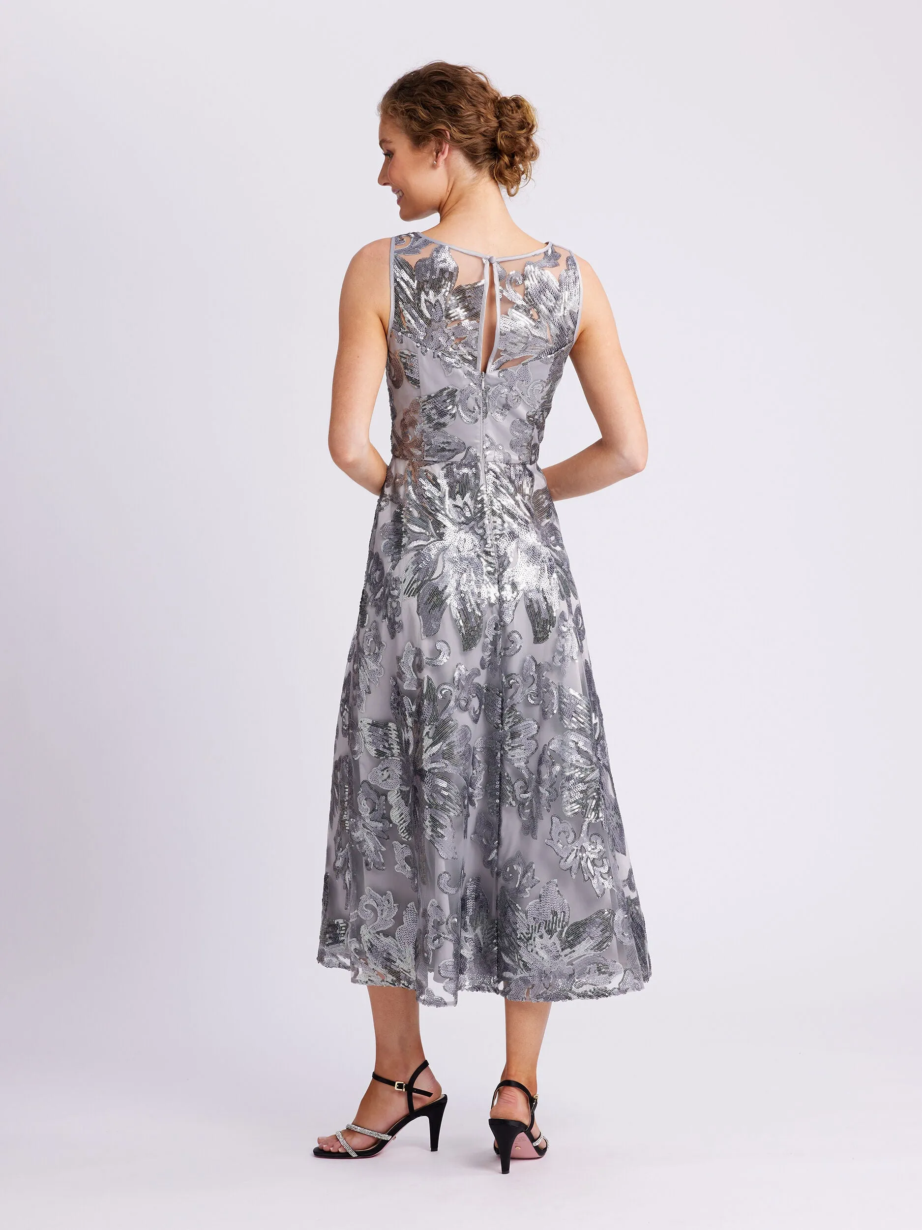 Lexi Sequin Midi Dress