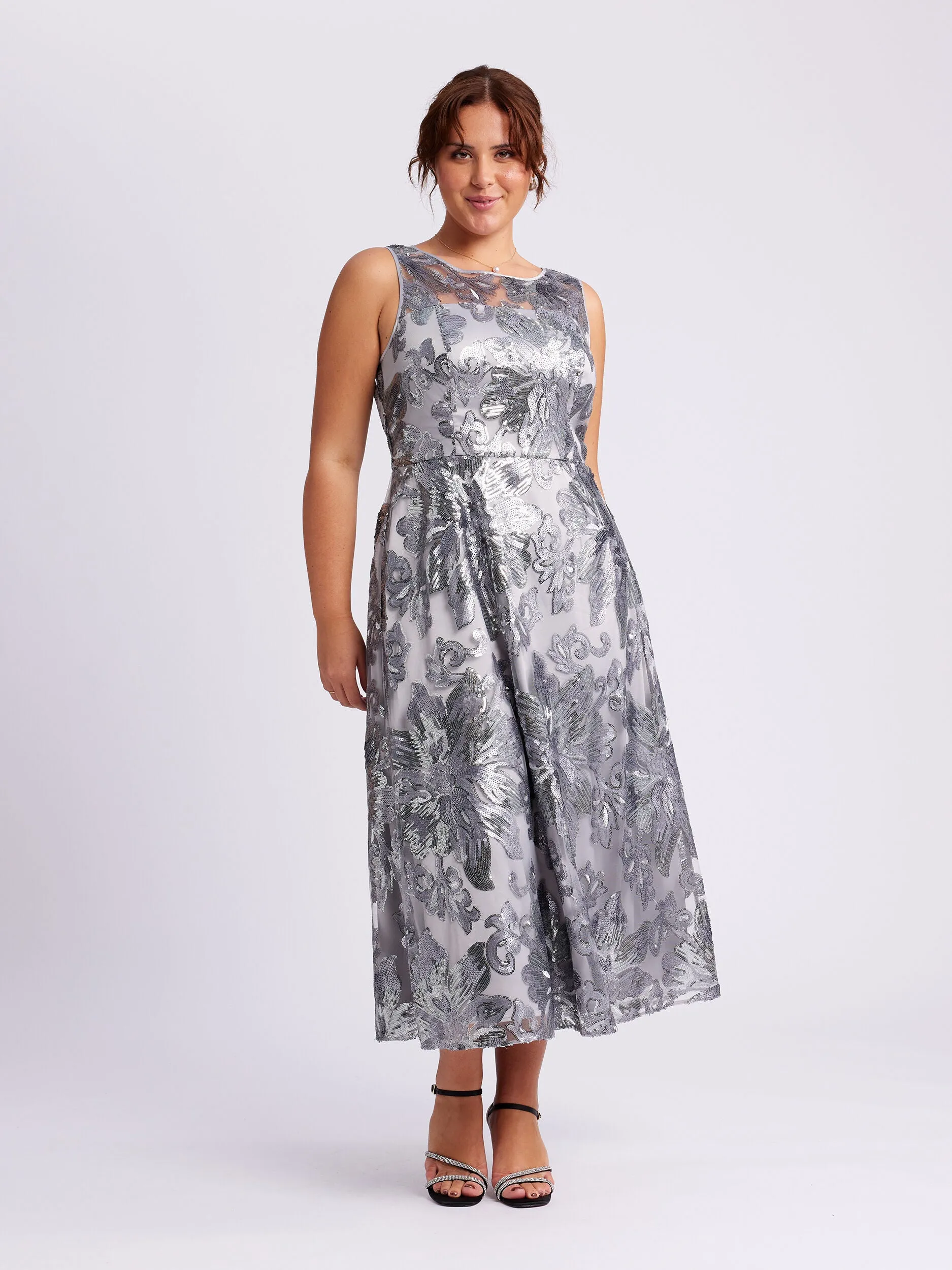 Lexi Sequin Midi Dress