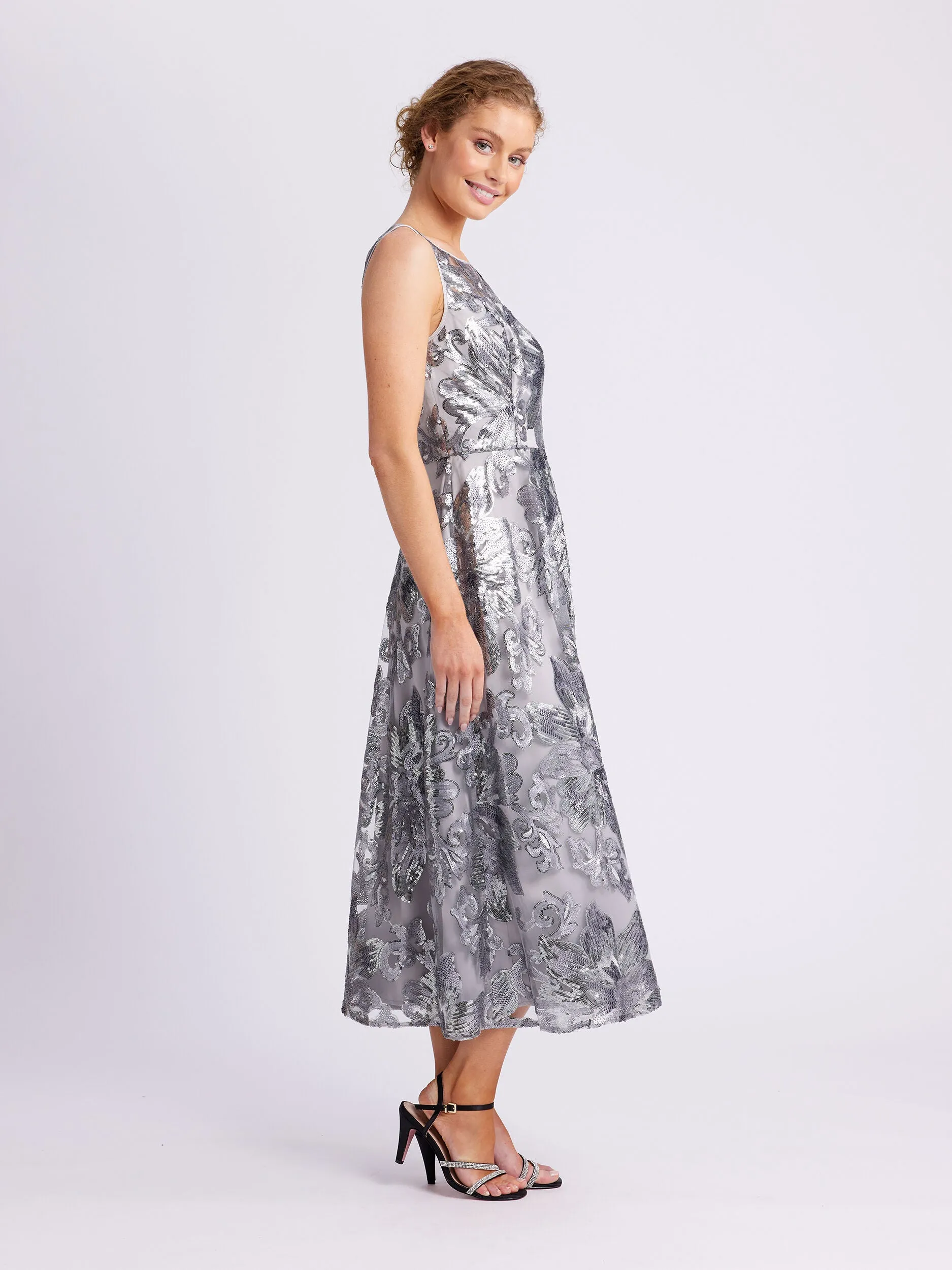 Lexi Sequin Midi Dress