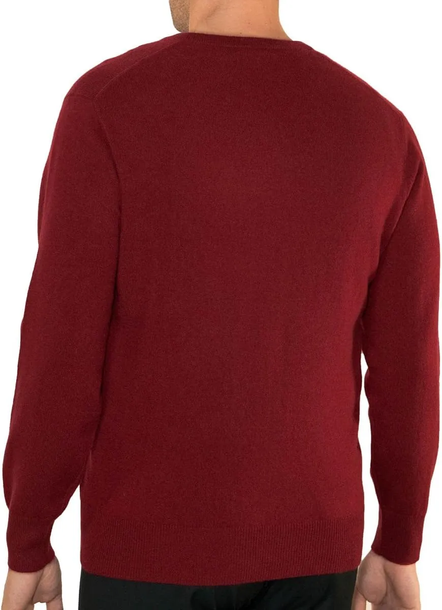 Lona Scott Men's Cashmere V Neck Sweater