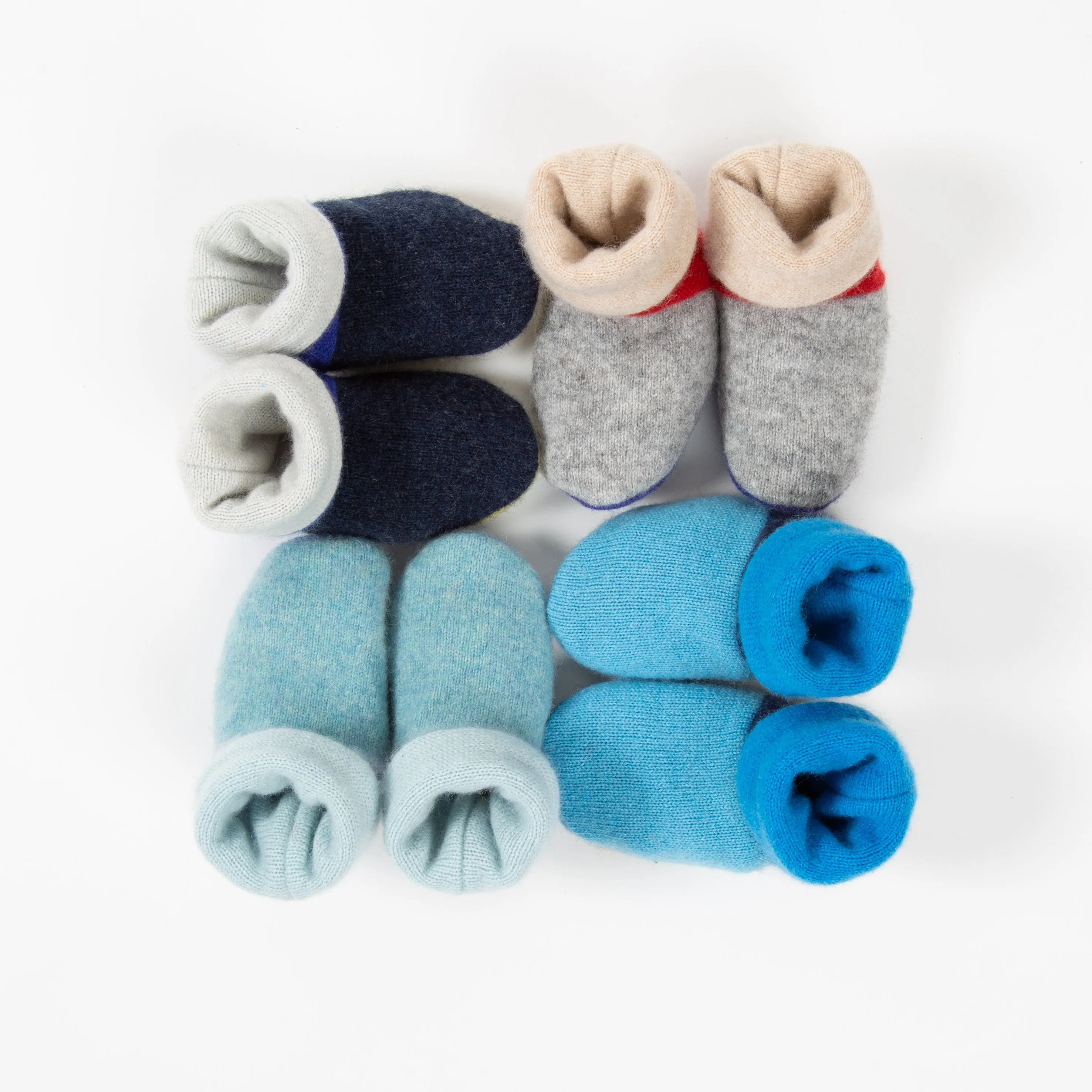 Lucky Dip 0-6 Month Cashmere Baby Booties