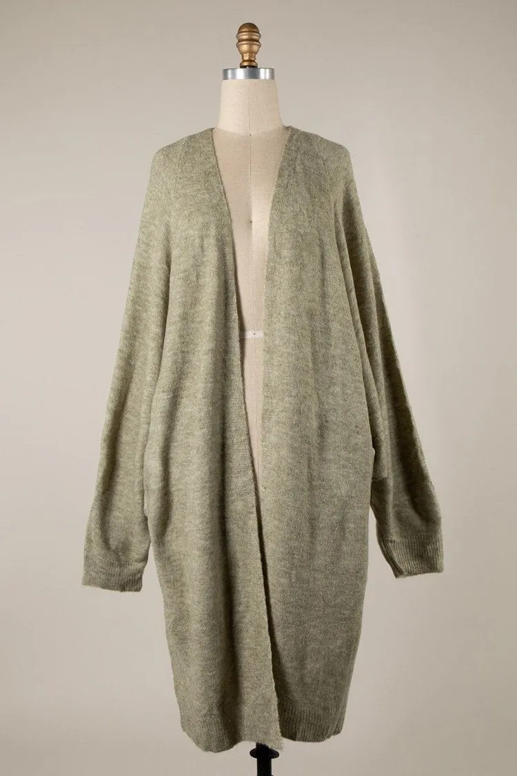 Lucy Cozy Cardigan - Sage