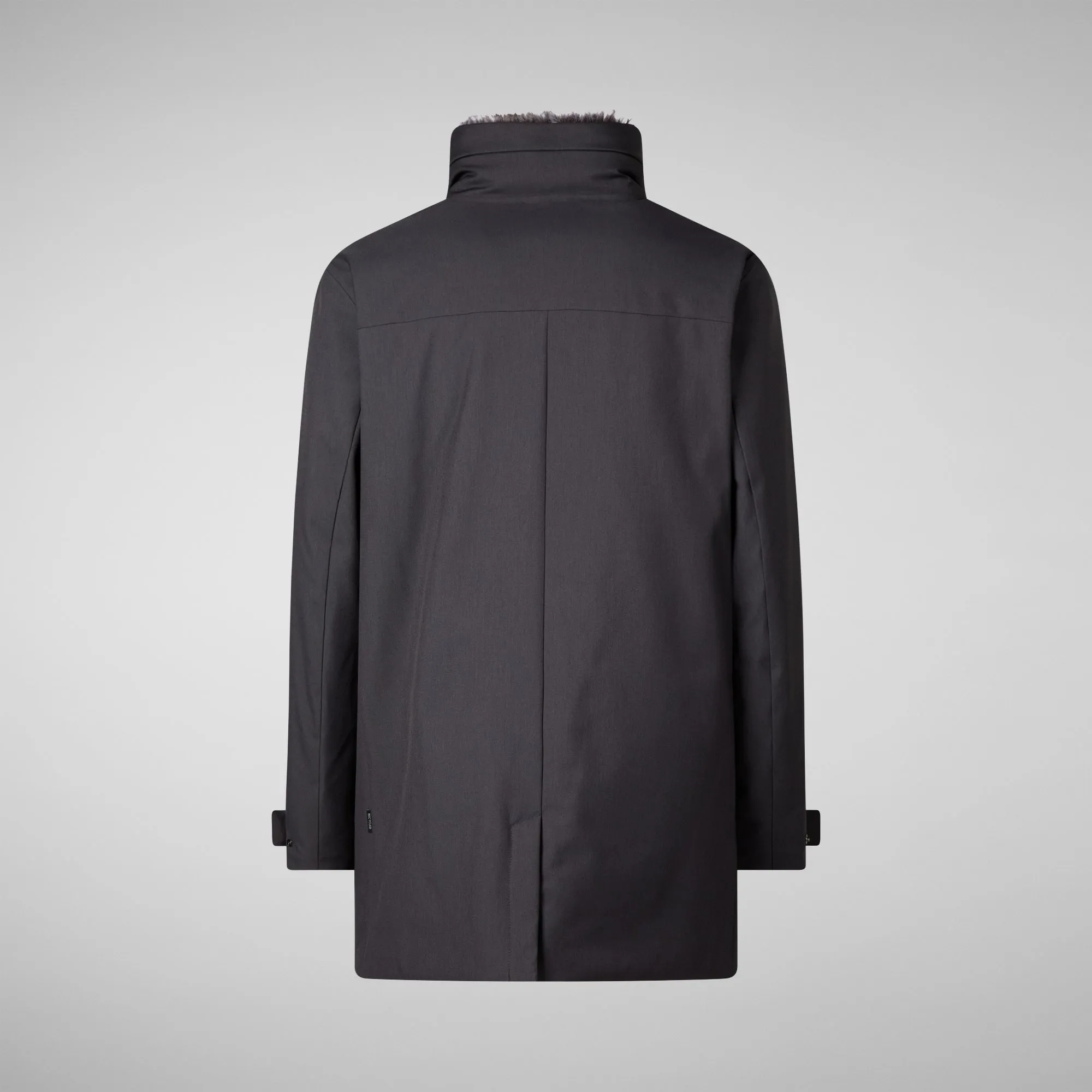 Ambrose Charcoal Grey Melange Mens Coat - Stylish Warm Outerwear