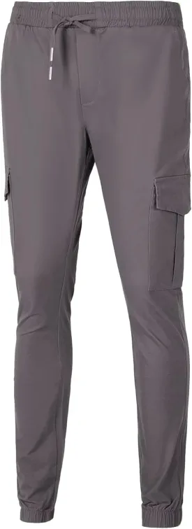 Mens Cargo Pants Hiking Pants Men Elastic Waist Outdoor Casual Water Resistant Joggers Pants with Pockets