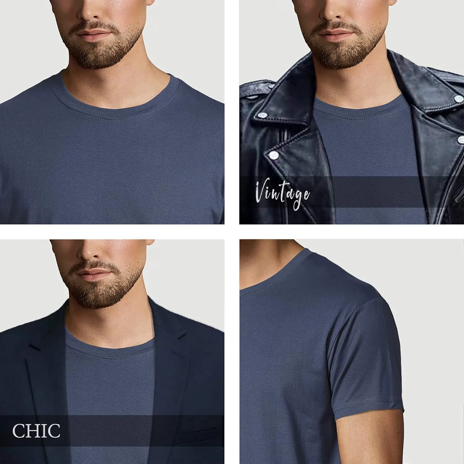 Men's Graphic T-Shirt Motorcycle Heartbeat Eco-Friendly Limited Edition Short Sleeve Tee-Shirt Vintage Birthday