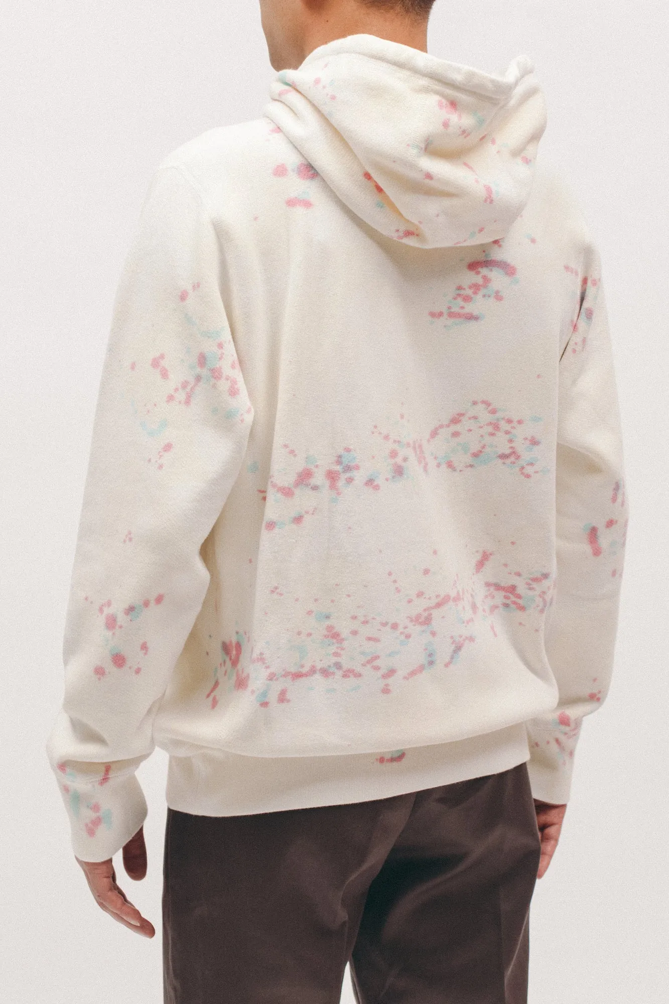 Natural Dyed Hoodie Fleece - Splatter Tie Dye