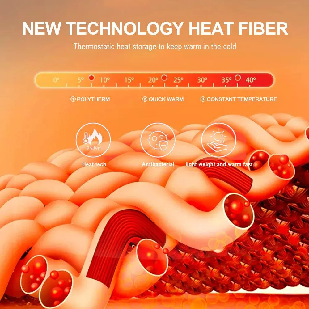 Soft Basic Turtleneck Sweatshirt with Heat Fiber Technology