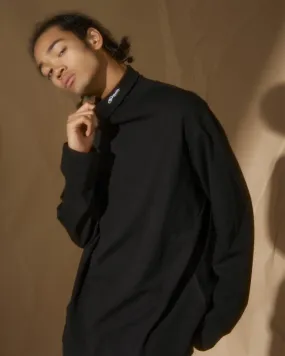 Soft Basic Turtleneck Sweatshirt with Heat Fiber Technology