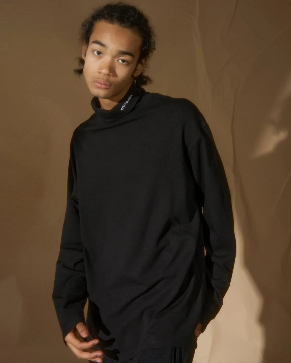 Soft Basic Turtleneck Sweatshirt with Heat Fiber Technology