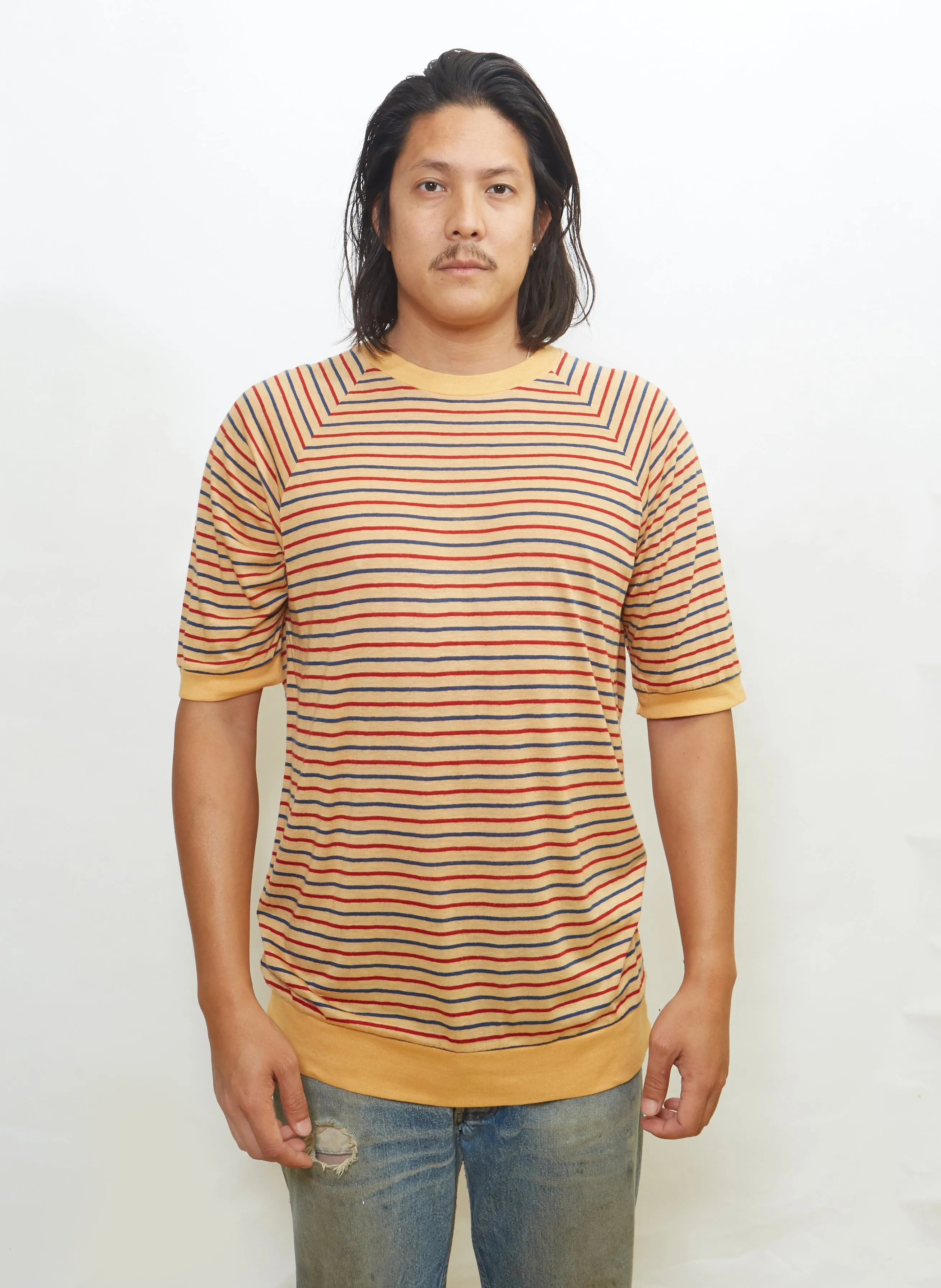 Optimistic Mustard Stripe