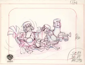 Pinky And The Brain Original Production Drawing: The GoodTroopers