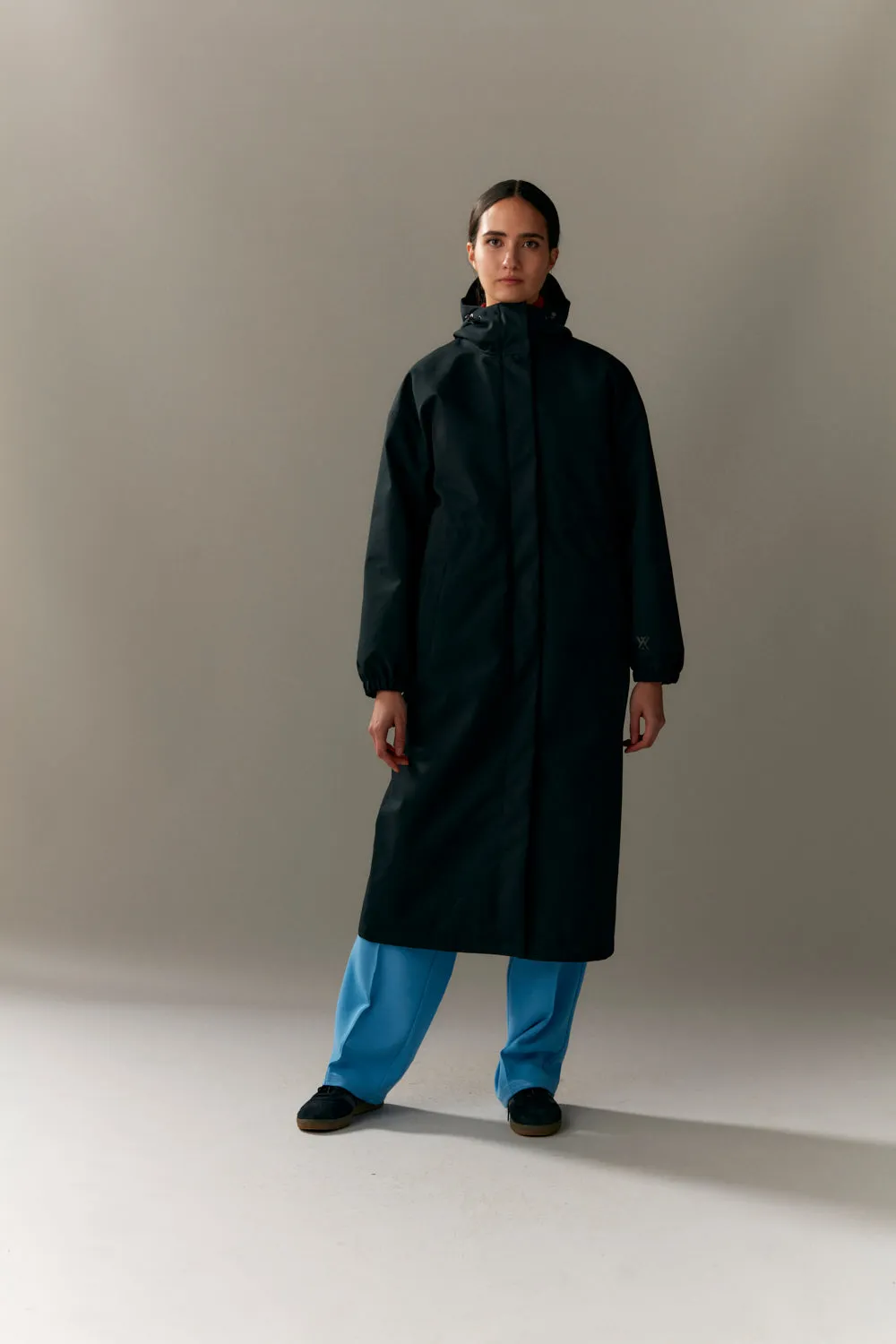 Down-Filled Long Tube Roomy Inner Jacket AW23 - Black