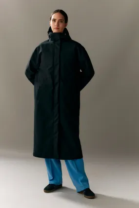 Down-Filled Long Tube Roomy Inner Jacket AW23 - Black