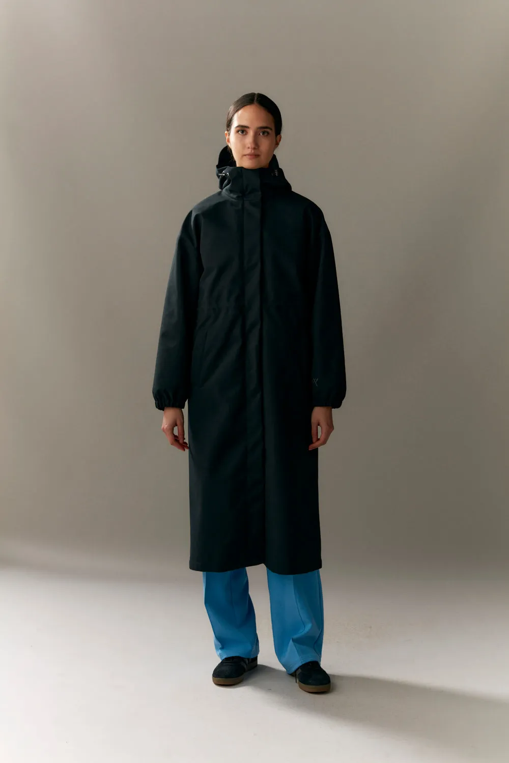 Down-Filled Long Tube Roomy Inner Jacket AW23 - Black