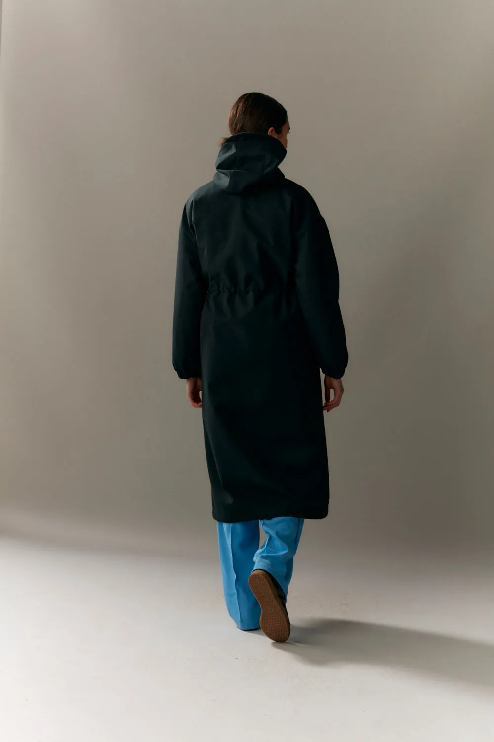 Down-Filled Long Tube Roomy Inner Jacket AW23 - Black