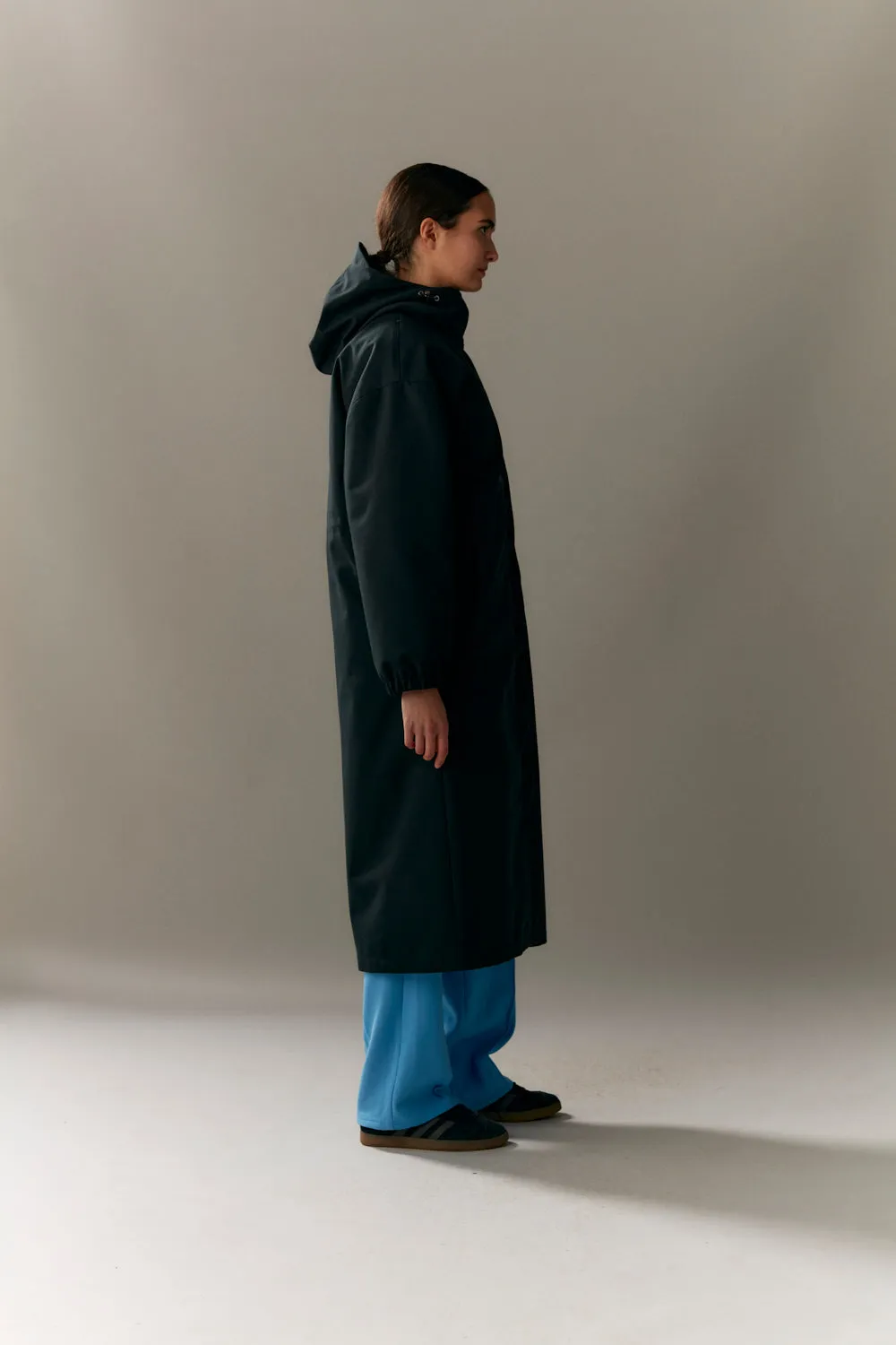 Down-Filled Long Tube Roomy Inner Jacket AW23 - Black