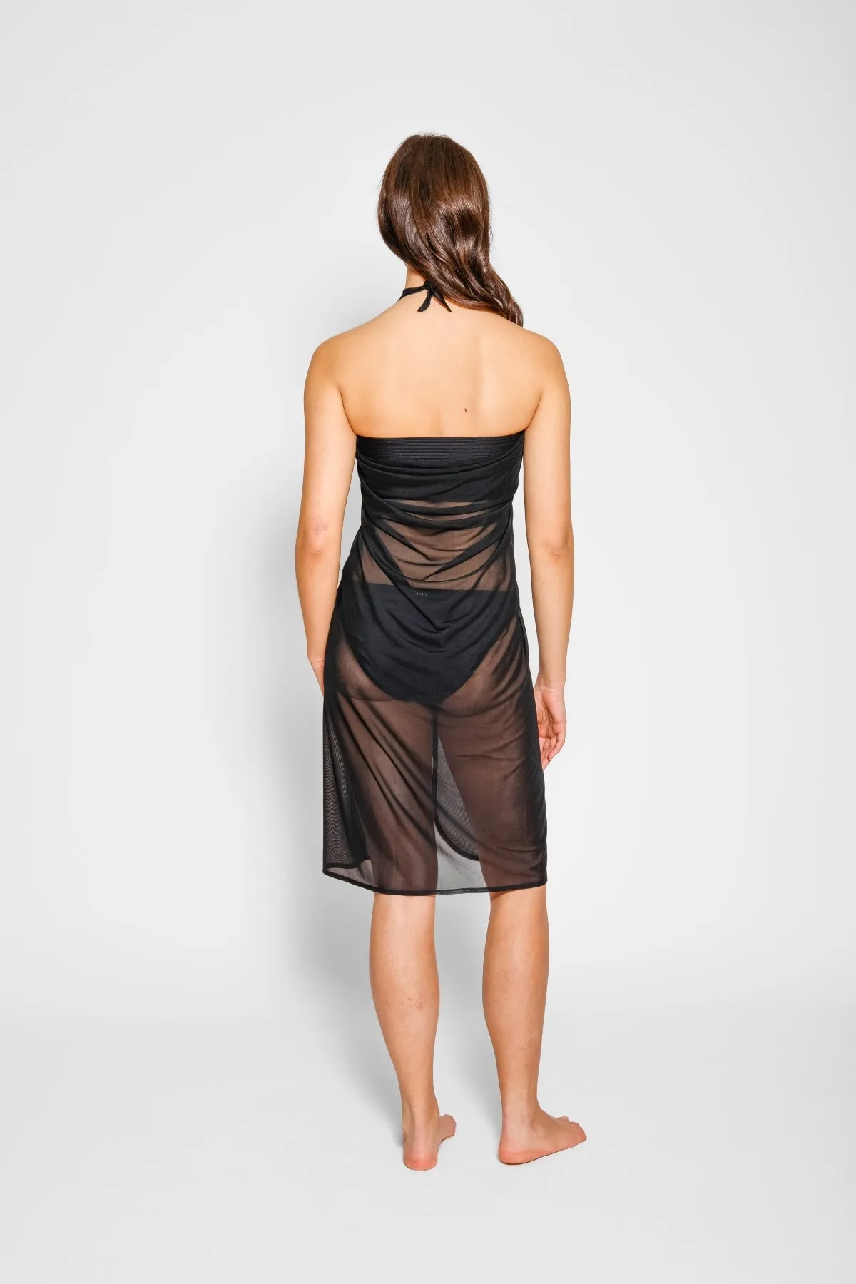 Seascape Mesh Long Sarong