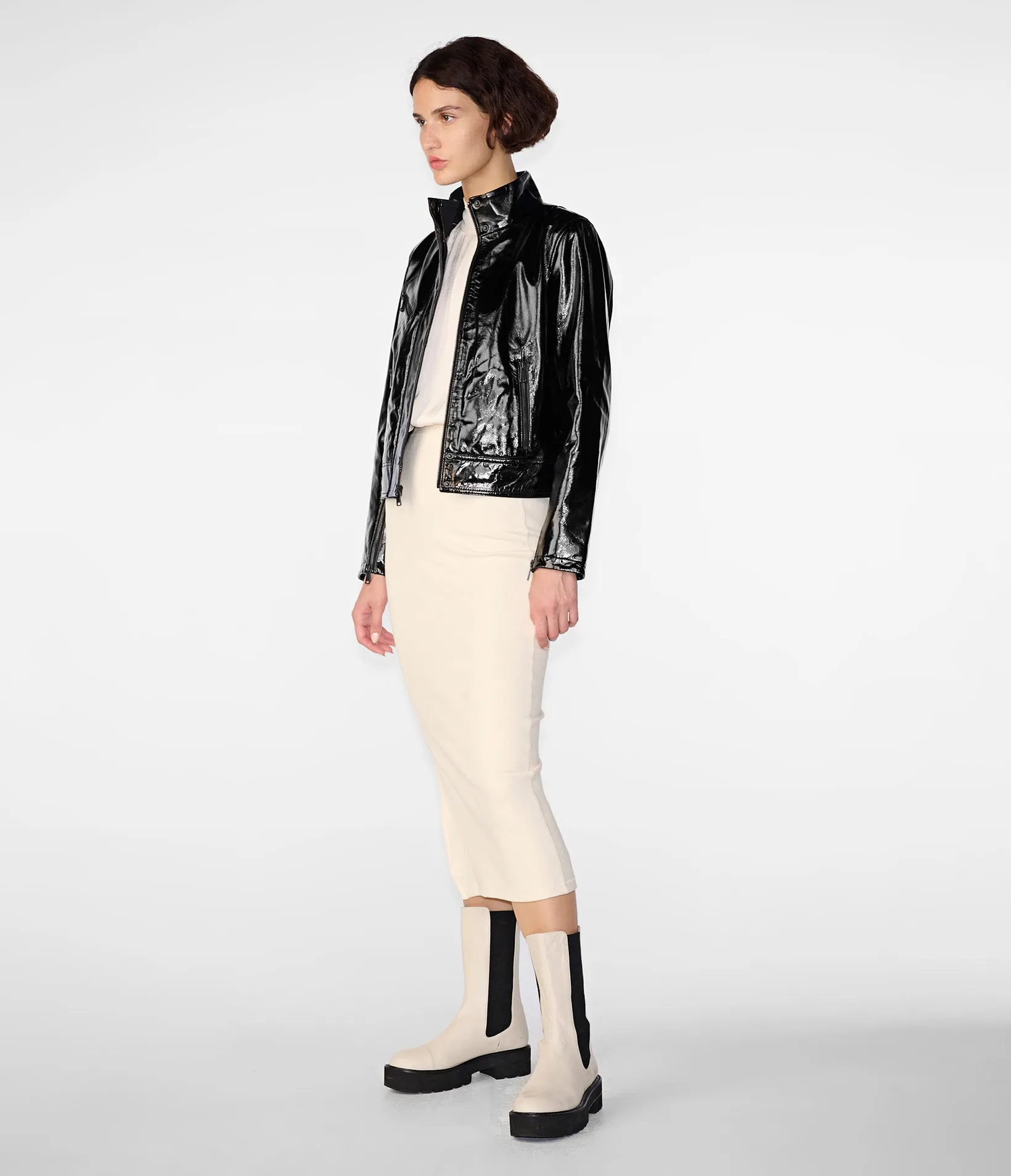 Selena Shine Stand Collar Jacket