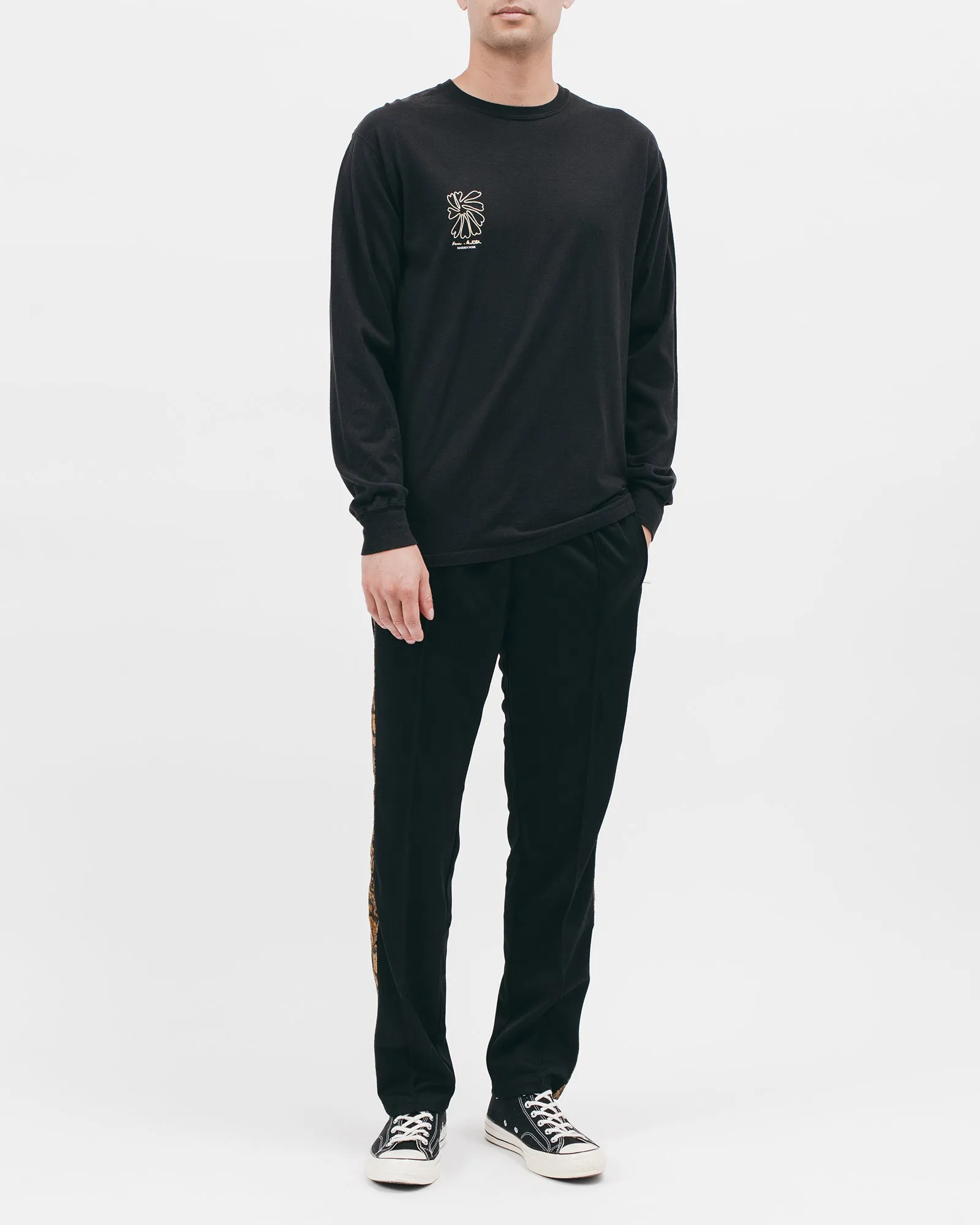 Self Portrait L/S Tee - Black