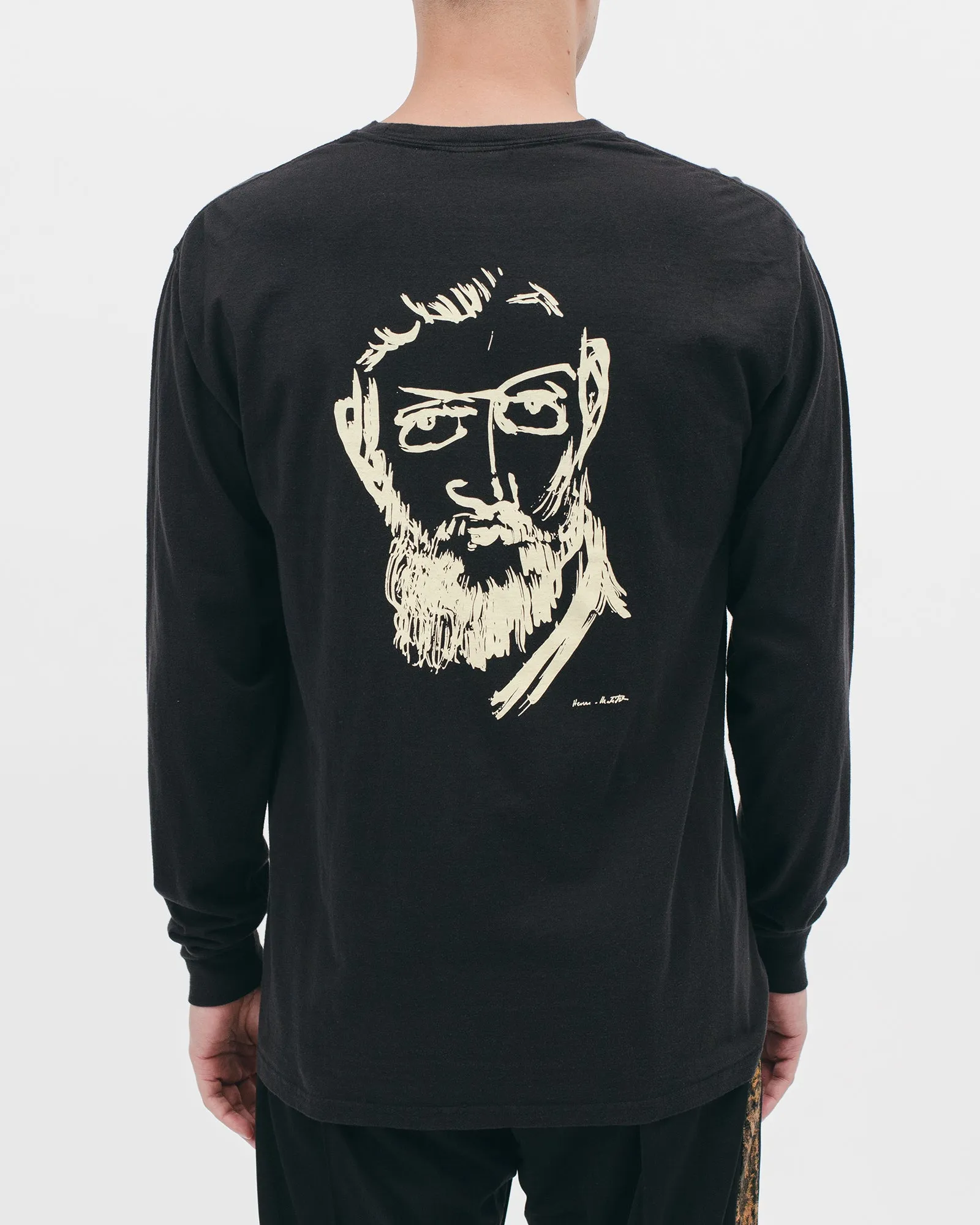 Self Portrait L/S Tee - Black
