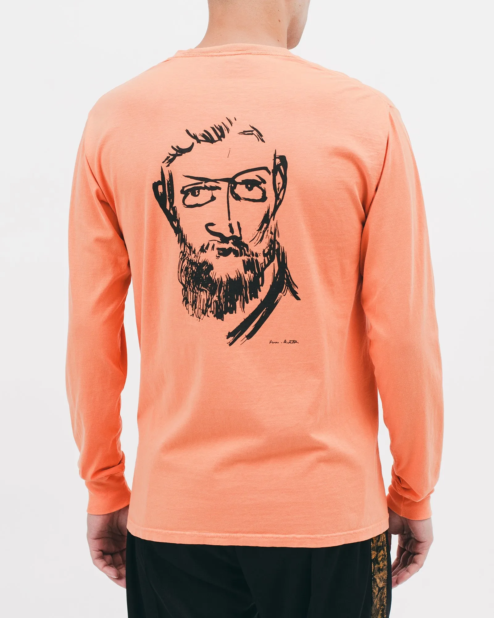 Self Portrait L/S Tee - Terracotta