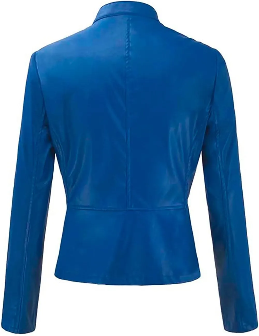 SERYU Leather Jacket for Women Zip Leather Motorcycle Jacket Plus Size Faux Leather Tops Lightweight Short Coat