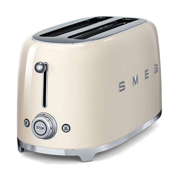 Smeg 4-Slice Toaster - Cream