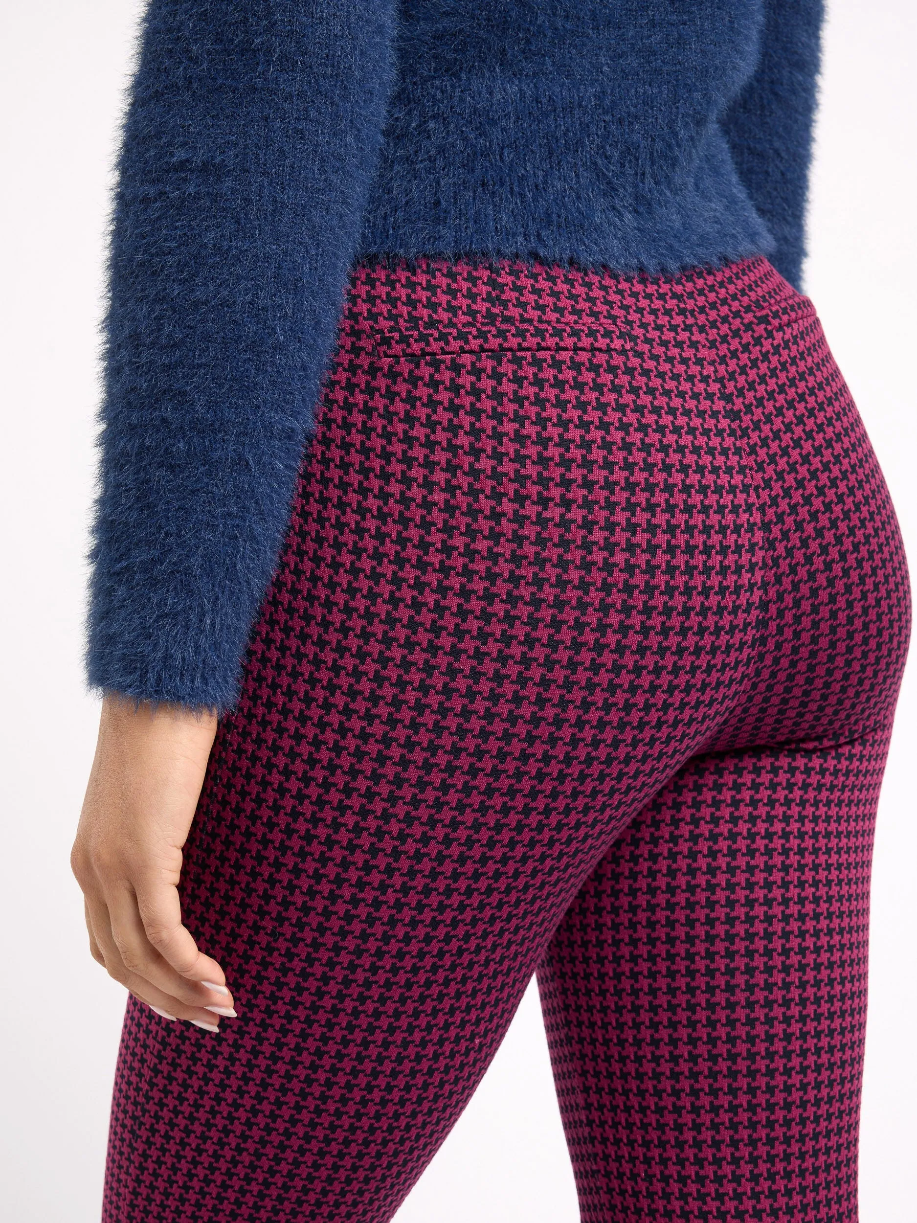 Soho Check Ponte Pants