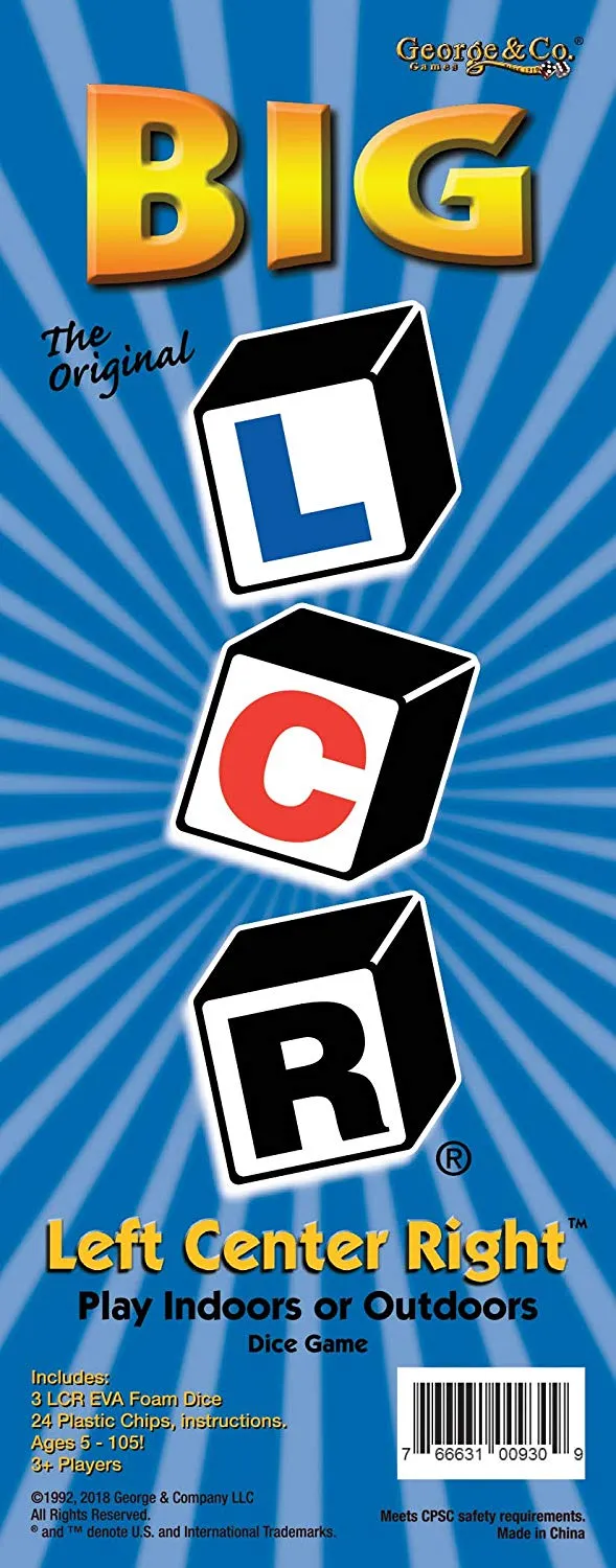 Special Offer - BIG LCR® Left Center Right™ - Zip Bag