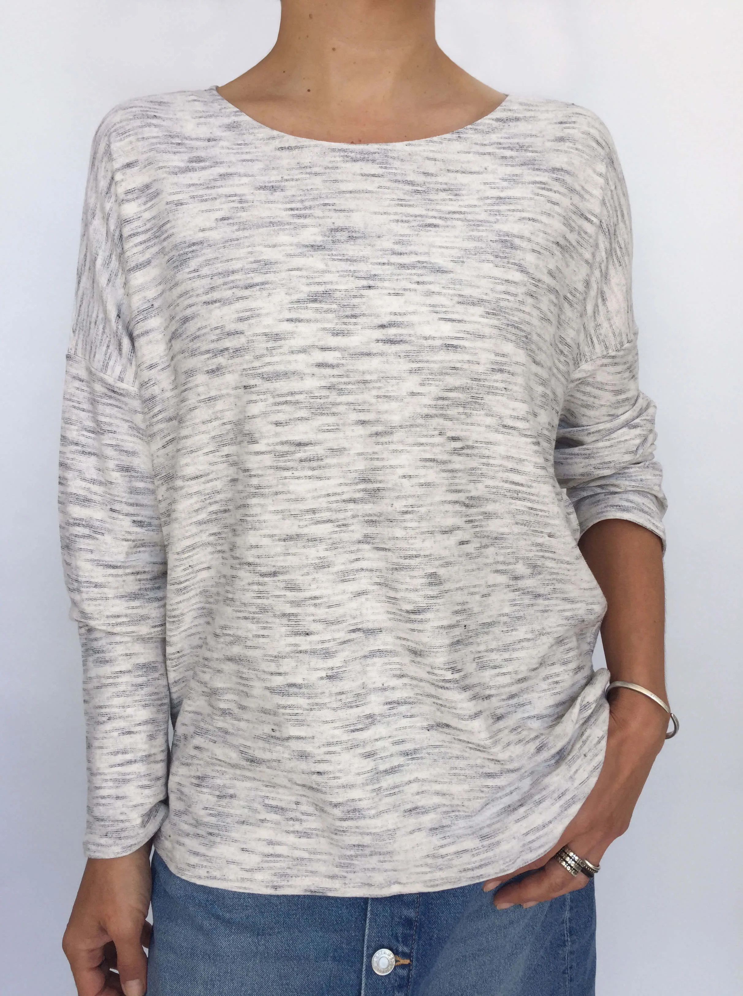 Speckled Stretch Top