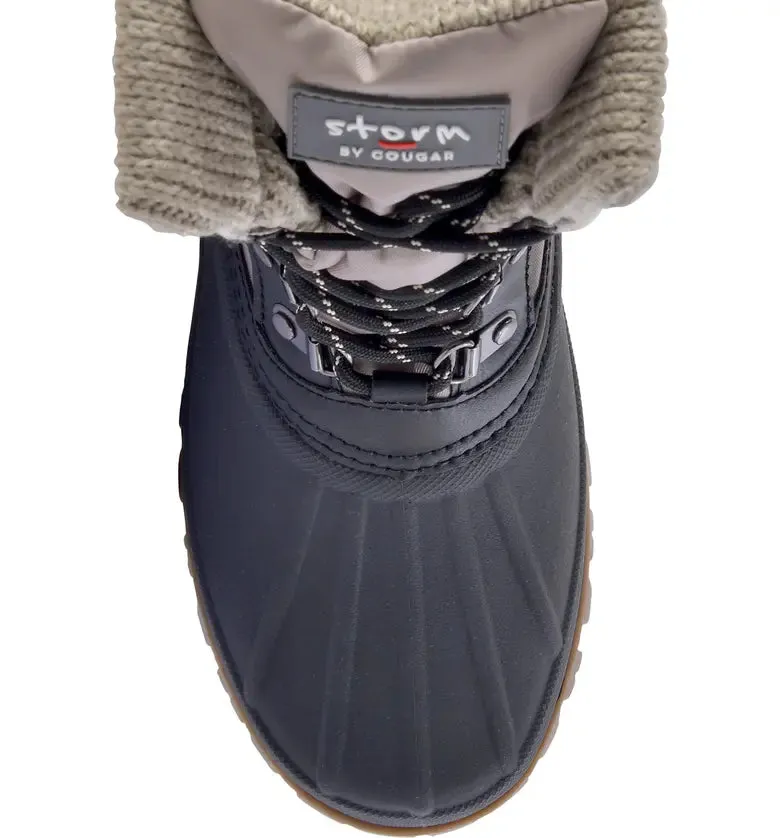 Black and Mushroom Storm Cougar Creek Boot - Optimize the title to include color and style.