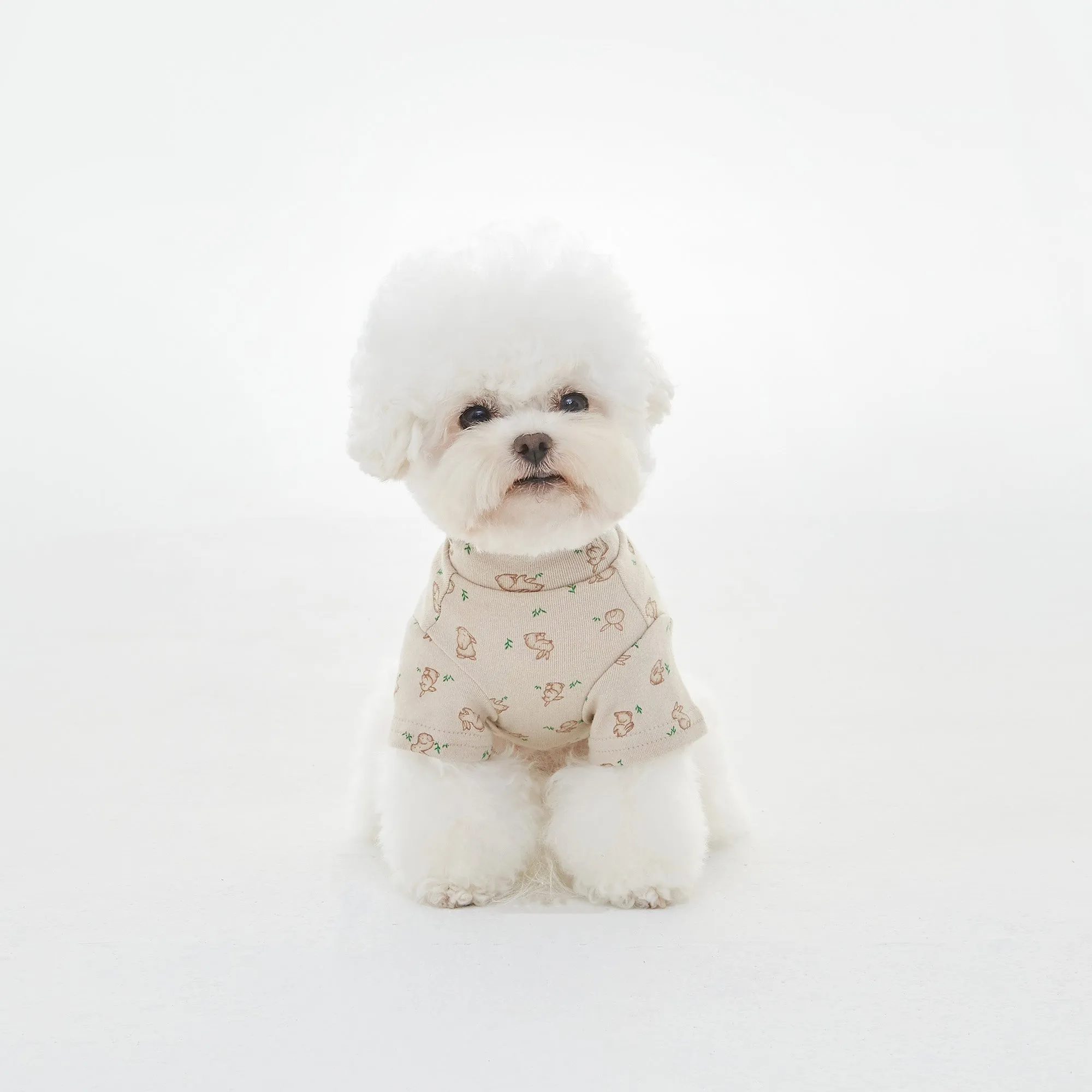 The Bunny Hop Turtleneck - Beige