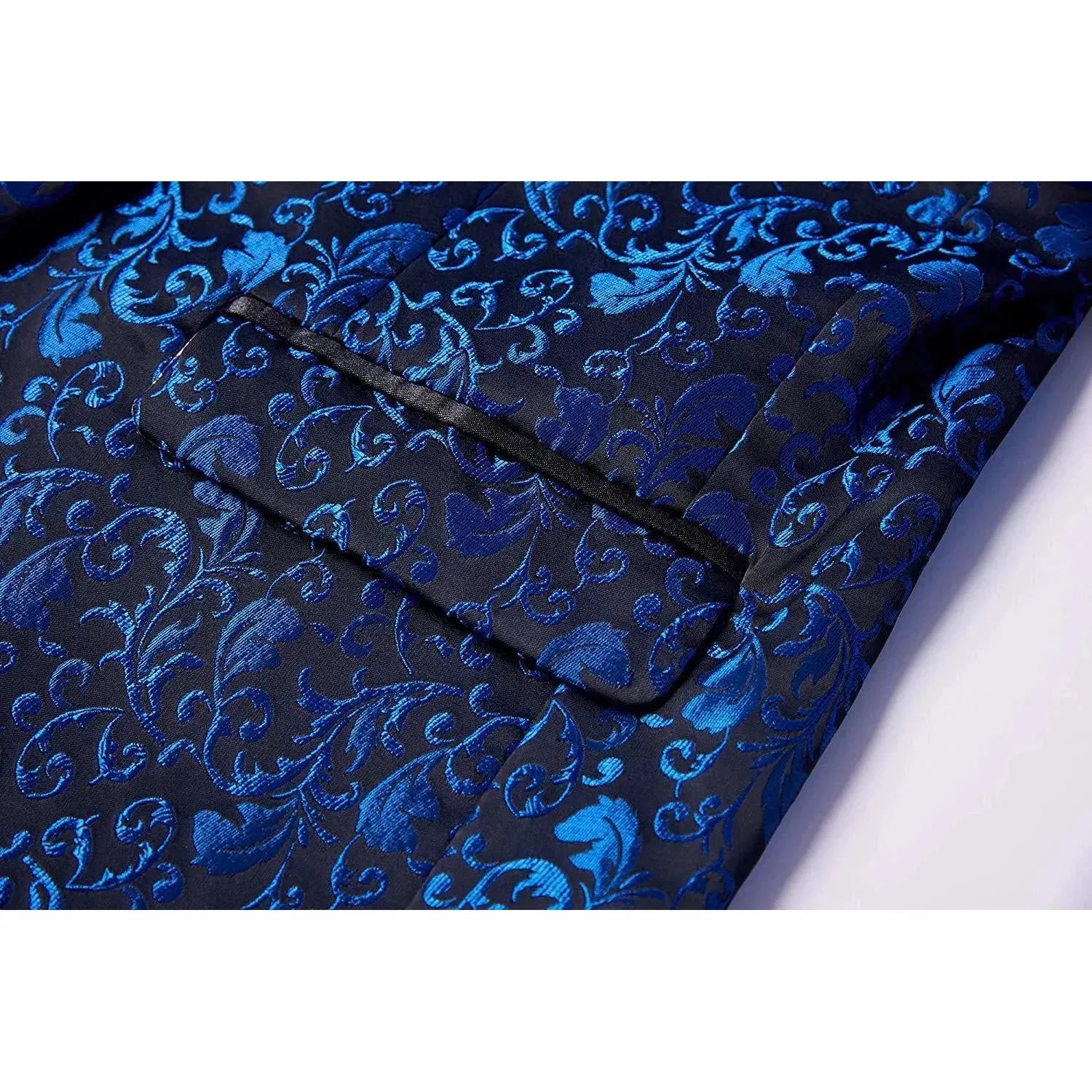 The Talbot Slim Fit Blazer Suit Jacket - Cobalt