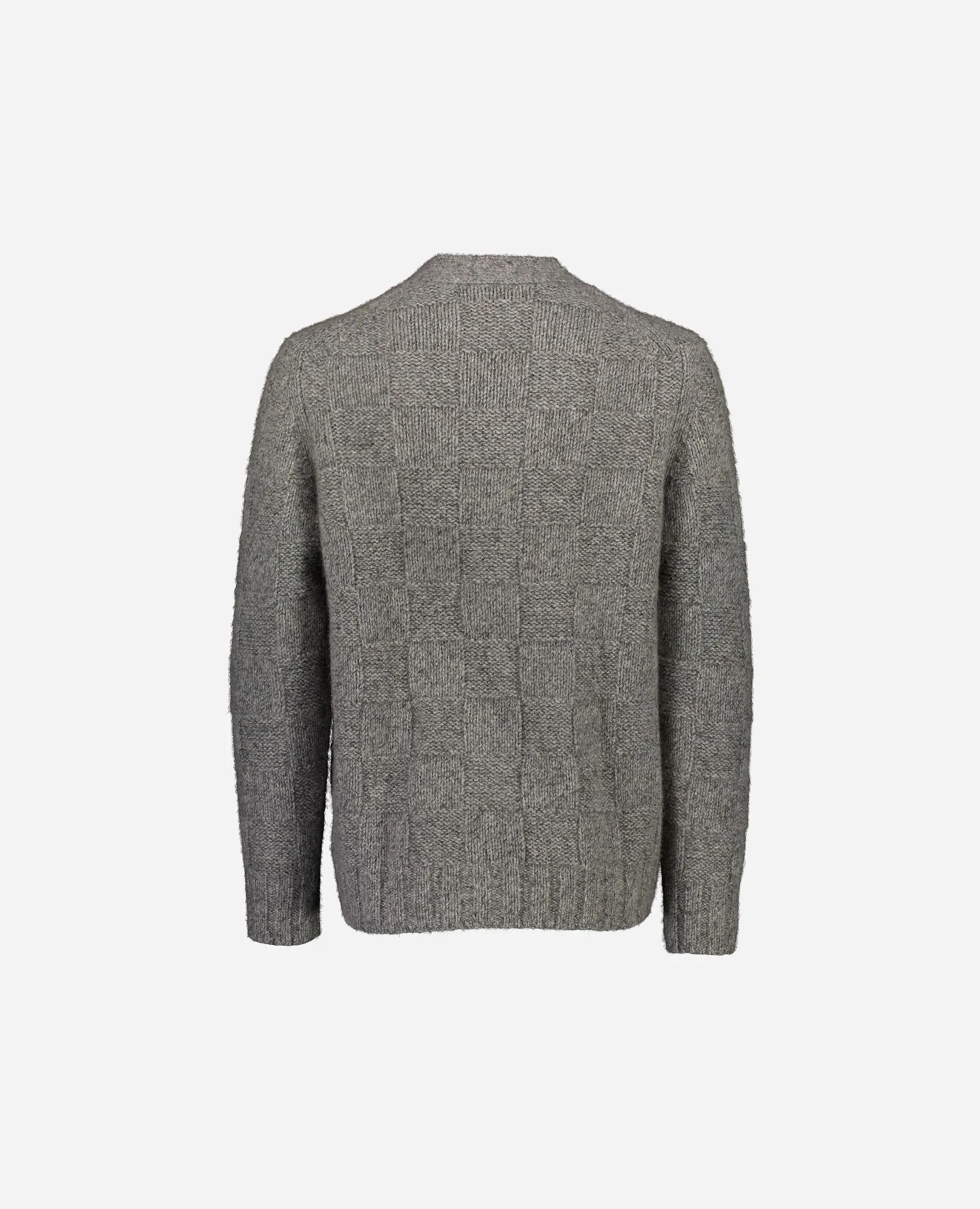 V-Ausschnitt Strickjacke aus Cashmere in Grau