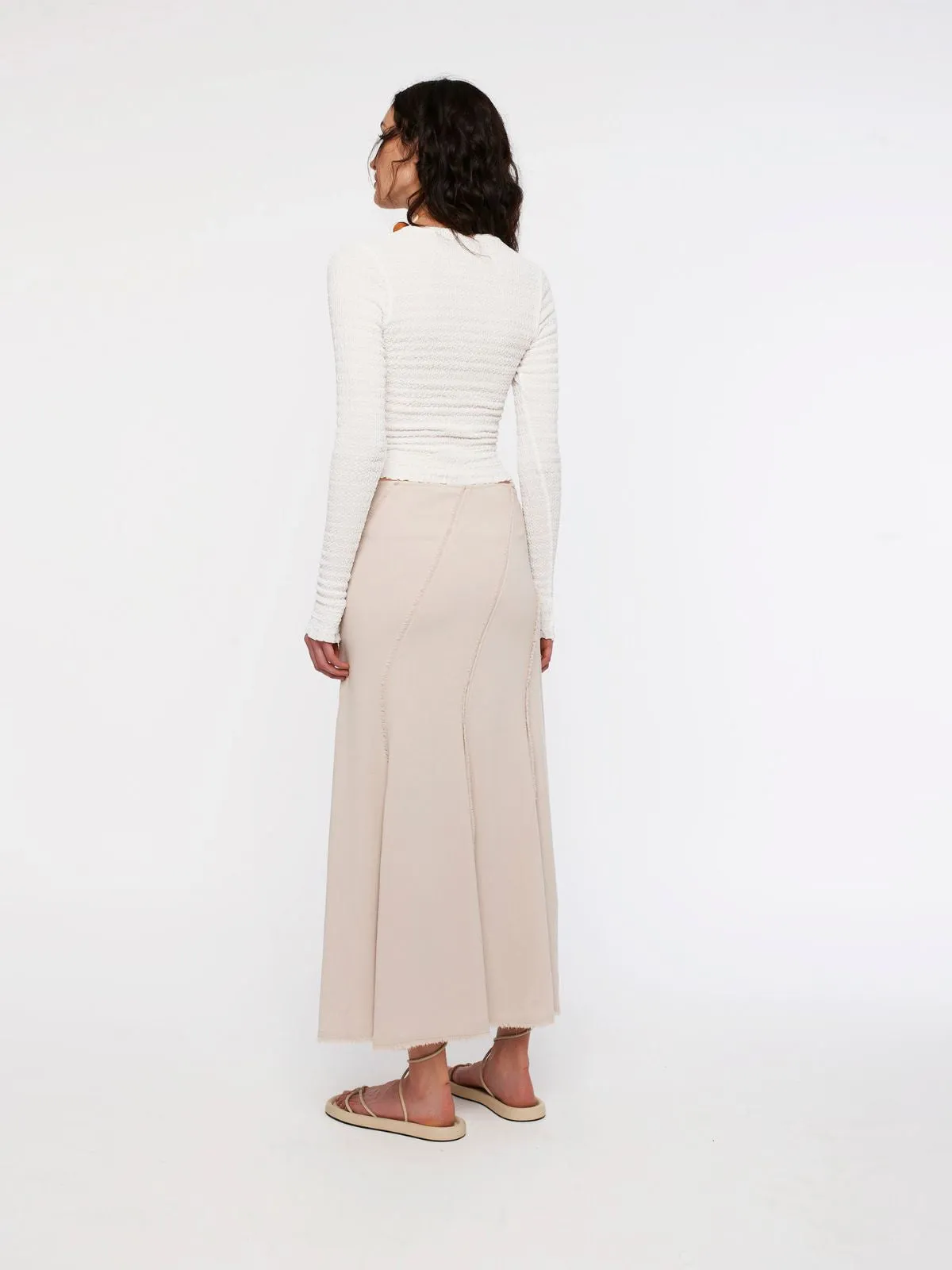 VOYAGE midi skirt