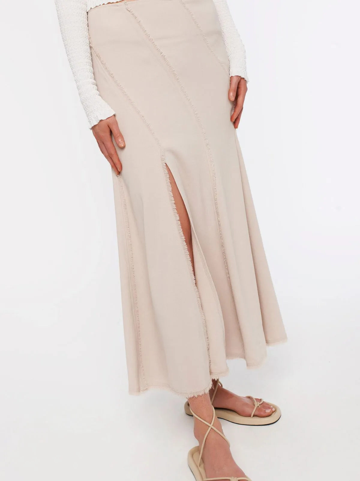 VOYAGE midi skirt