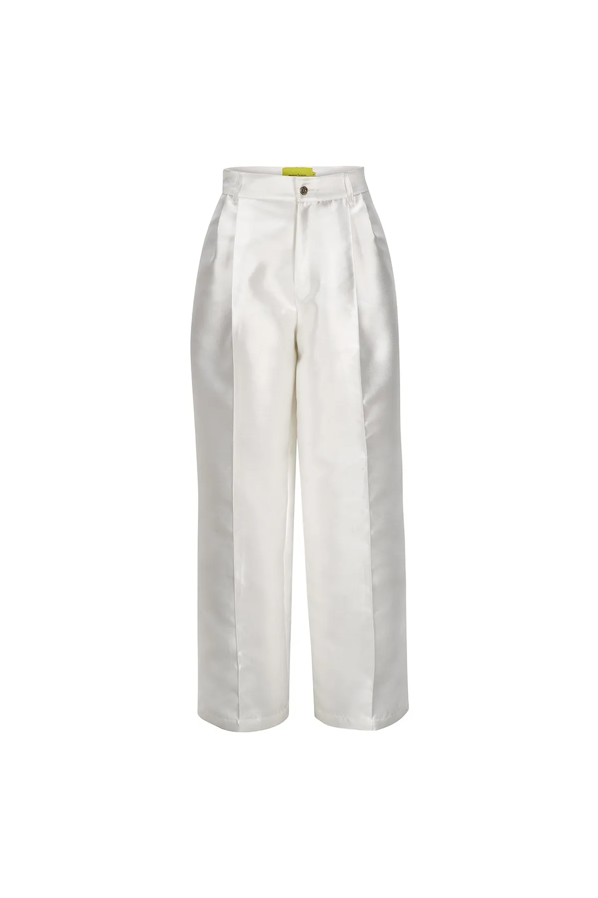 WHITE WIDE LEG TROUSERS