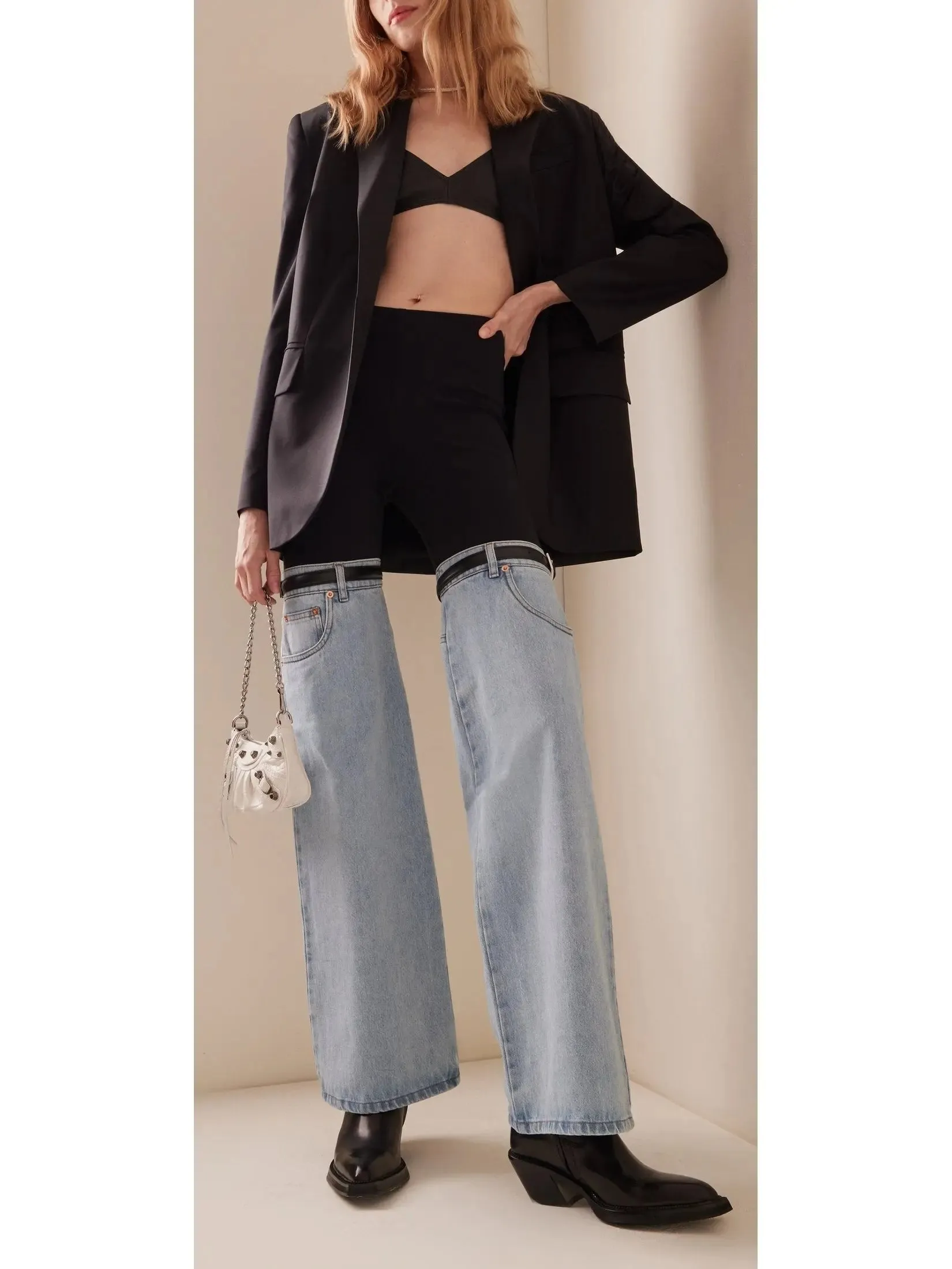 Women’s Denim Hybrid Flared Trousers