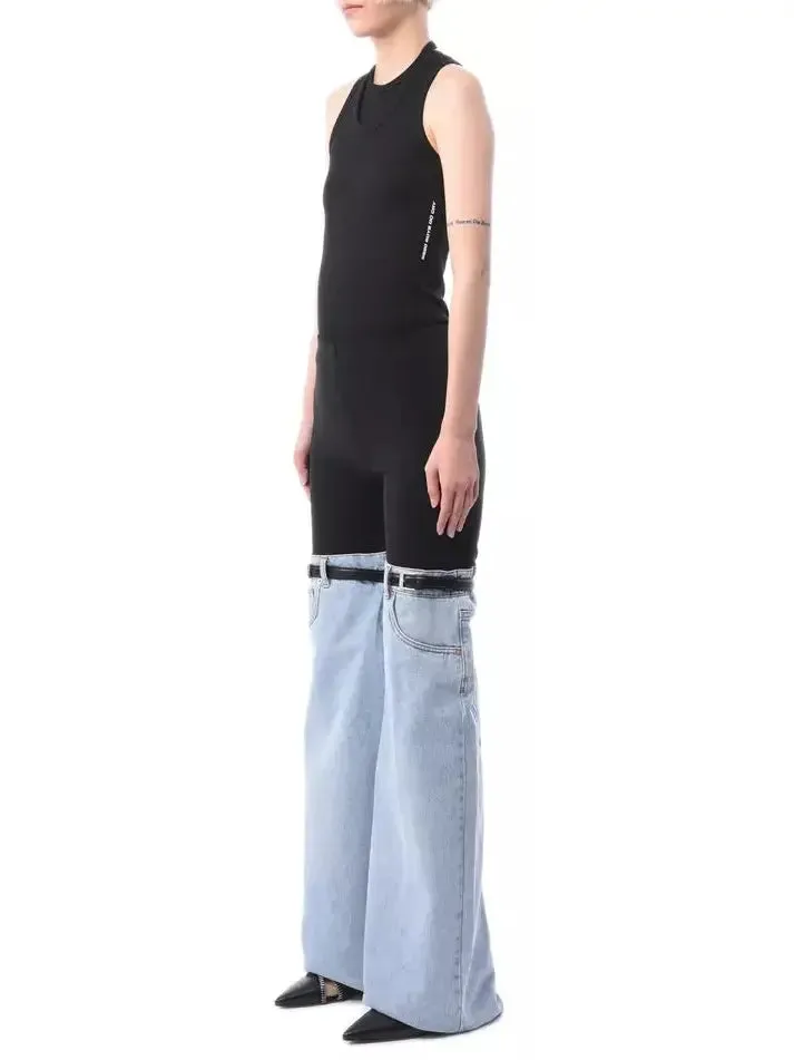 Women’s Denim Hybrid Flared Trousers