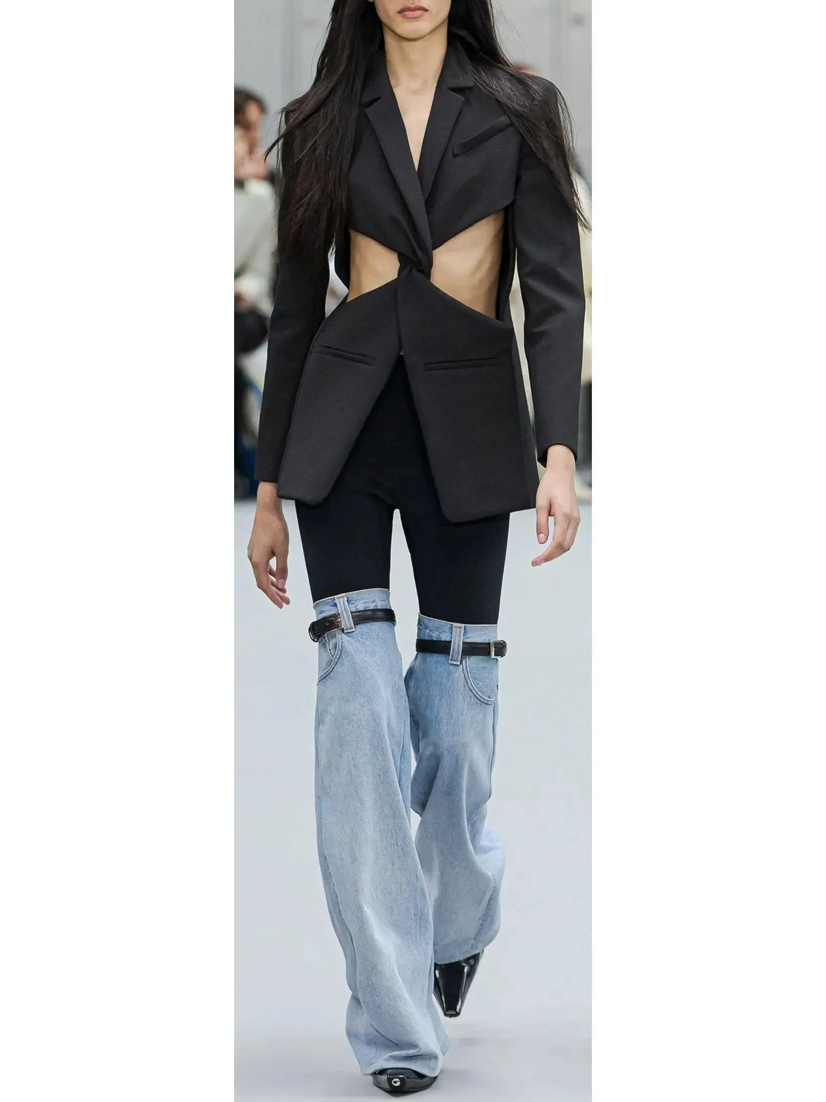 Women’s Denim Hybrid Flared Trousers