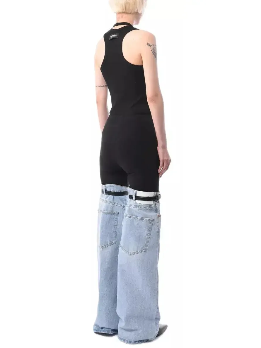 Women’s Denim Hybrid Flared Trousers